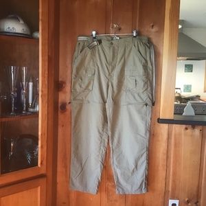 LLBean zip off pants